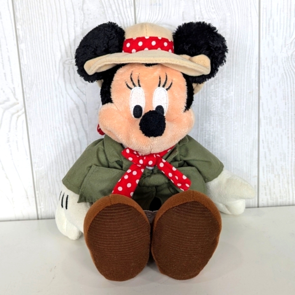 Walt Disney World Minnie Mouse Plush Safari Explorer Animal Kingdom